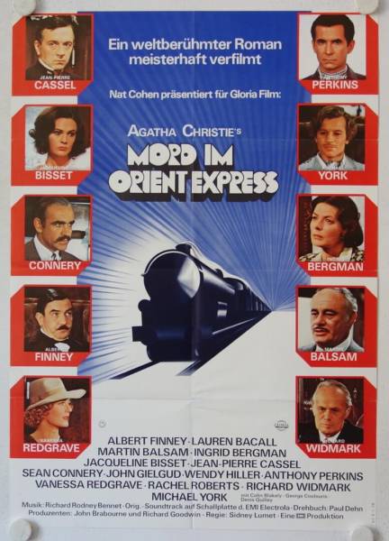 Murder on the Orient Express original release german movie poster